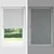 Rolo zavjesa Blackout svijetlo siva 95x175 cm Širina tkanine
