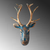 Wallity Zidna dekoracija Deer, 26x38x17cm, Zlatna boja