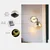 Opviq Zidna lampa Pablo-8793-1AP, 15cm, IP20, Zlatna boje