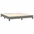 Vidaxl Box spring postelja z vzmetnico temno siva 180x200 cm blago