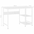 Stol za računalo bijeli 105 x 50 x 72 cm od MDF-a i metala