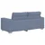 Vidaxl Dvosed moder 180x77x82 cm žametno blago