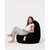 Atelier del Sofa Lazy bag Crni