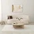 Hanah Home Klub sto Podium 99x35cm, Bež