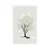 Plakat drevo s pridihom minimalizma - 20x30 white
