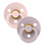 110416 Blossom & Dusky Lilac lateks - Bibs Colour duda z okroglim cucljem 1