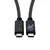 MicroConnect USB-C 3.2 Gen 2x2 kabel 0,5 m ECO USB C črne barve