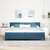 LED Box Spring Krevet Tamno plava 200 x 200 cm Baršun