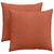 Jastučići za sofu 2 pcs Crvena narančasta 45 x 45 cm