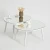 Hanah Home Set klub stolova Gusto, 2 komada, Beli