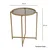 Hanah Home Klub sto 50x60??x50cm Zlatno-Sivi
