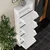 HANAH HOME Ormar za cipele Locking 4 Piece Metal White