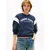 Tommy Jeans Majica VARSITY modra/bela