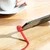BASEUS Maruko Lightning kabel CALQX-09 2.1A rdeč