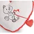 NICI blazina Cat Heart 26x22cm GREEN