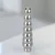 SuperLove Gradual Beads Enema Shower Nozzle Silver