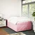 Vidaxl Box spring postelja z vzmetnico roza 120x190 cm žamet