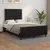 Vidaxl Posteljni okvir brez vzmetnice črn 120x190 cm