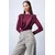 Trend Alacati Stili Ženska bluza Alc-X15063, Bordo