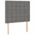 Vidaxl Posteljni okvir brez vzmetnice temno siv 100x200 cm blago