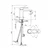 S/2 baterija za lavabo 230201