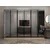 Hanah Home ormar sa reflektujućim staklom Nisa 20651, 270 cm, dore