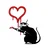 Wallity Zidna dekoracija Banksy Metal 08, 60x70 cm, 1.5 mm, Bela