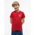 TOMMY HILFIGER Majica OUTLINE  rdeča / bela