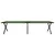 Sklopivi kamperski krevet 2 pcs Zelena 210 x 80 x 46 cm