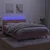 Vidaxl Box spring postelja z vzmetnico LED roza 80x200 cm žamet