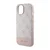 Maska Guess Hc PC/TPU 4G Bottom Stripe za iPhone 15, Roze