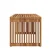 Vrtni bočni stol Smeđa 70 x 37,5 x 35,5 cm Čvrsto teak drvo