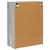 TV zidni ormar Siva Sonoma 59,5 x 31 x 80 cm Konstruirano drvo