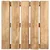 Pločice za decking 24 pcs Smeđa 50 x 50 cm