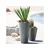 PROSPERPLAST PR DPSP300-405U Saksija Sandy 30x52cm, Kameno siva