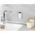 WENKO 54655100 - Dozator sapuna WOYA 250 ml beli/sjajni hrom
