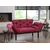 Atelier del Sofa Dvosed na razvlačenje Nitta 155x85x70cm Bordo