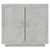 Vidaxl Komoda 80x40x75 cm konstruiran les