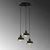 Conceptum Hypnose Luster Berceste-181BLACK-S2, 59 cm, 3xE27