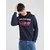 JACK & JONES Majica mornarska/krvavo rdeča/bela