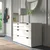 NORDLI Komoda sa 7 fioka, bela, 120x76 cm