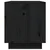 TV ormarić Crna 80 x 35 x 40,5 cm od masivne borovine