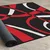 Conceptum Hypnose Tepih Woopamuk195, 100x150 cm, Crveno-crni