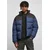 AOP Retro Puffer Jacket Dark Blue Damast Aop