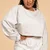 BeastPink Women‘s Bliss Cropped Sweatshirt Grey