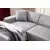 Atelier del Sofa Ugaona garnitura Petra L 145x69x87cm Svetlosiva