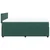Vidaxl Box spring postelja z vzmetnico temno zelena 140x200 cm žamet