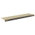 Plutajuće zidne police 2 kom hrast i bijele 120x23,5x3,8 cm MDF