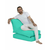 Atelier del Sofa ATELIER DEL SOFA Siesta Sofa Bed Pouf - Turquoise vrtna sedežna vreča, (20802831)