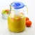 Carafe with cooling compartment, 2800 ml, made of glass, Arctic - Borg